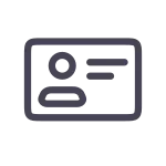 User Id Landscape SVG Icon